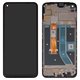 LCD compatible with Realme C17, (black, with frame, High Copy, RMX2101)
