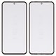 Housing Glass G+OCA PRO compatible with Samsung M225 Galaxy M22, (with OCA film, black)