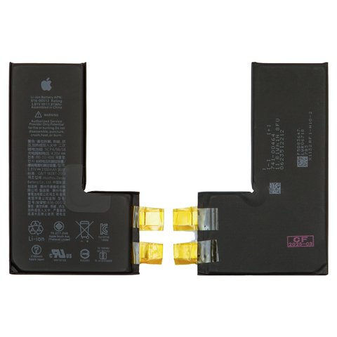 Battery compatible with iPhone XS, Li ion, 3.81 V, 3100 mAh, without a controller, High Capacity  #616 00512