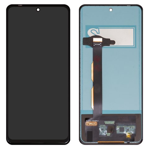 LCD compatible with Motorola Edge 40, Edge 40 Neo, black, without frame, Copy, TFT  