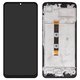 Дисплей для Realme C51, черный, с рамкой, High Copy