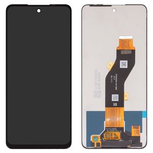 LCD compatible with Tecno Pop 8, Spark 20 KJ5 , Spark 20C BG7 , Spark Go 2024  BG6 ; Infinix Hot 40i X6528B , Smart 8 X6525 , black, without frame, Original PRC , BV066G3M L0A XM00 