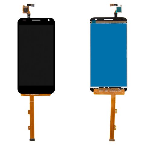 Pantalla LCD puede usarse con Alcatel One Touch 6036 Idol 2 Mini S, negro
