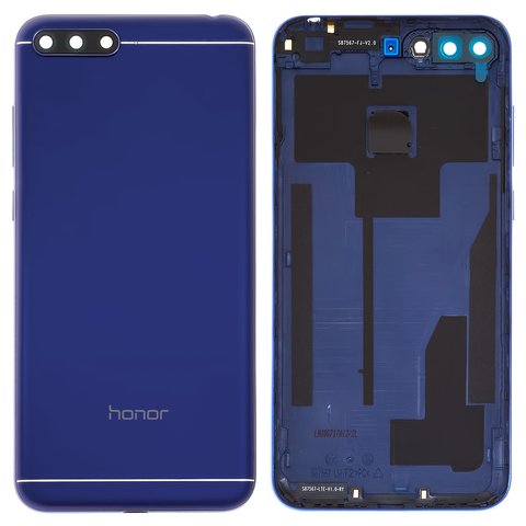 Panel trasero de carcasa puede usarse con Huawei Honor 7C 5,7", azul