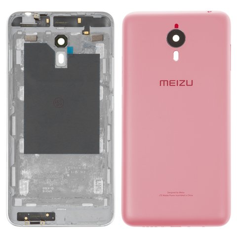 Panel trasero de carcasa puede usarse con Meizu M1 Metal, rosada