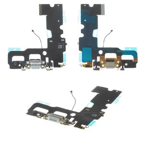 Cable flex puede usarse con iPhone 7, del conector de carga, blanco, con micrófono, AAA