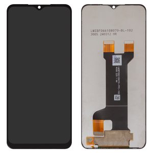 Pantalla LCD puede usarse con ZTE Blade V40 Design, negro, sin marco, Original PRC 