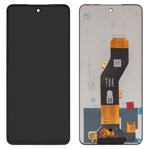 Pantalla LCD puede usarse con Tecno Pop 8, Spark 20 KJ5 , Spark 20C BG7 , Spark Go 2024  BG6 ; Infinix Hot 40i X6528B , Smart 8 X6525 , negro, sin marco, Original PRC 