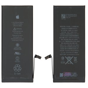 Batería puede usarse con iPhone 6S Plus, Li ion, 3.8 V, 3750 mAh, mayor capacidad, original IC, #616 00042
