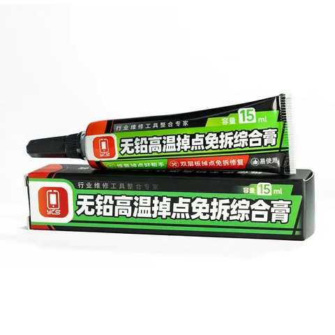 Fundente en pasta YCS, para reparar contactos sueltos, sin estaño, 15 ml