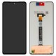 Pantalla LCD puede usarse con Motorola Moto G75, negro, sin marco, High Copy