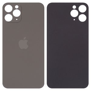 Panel trasero de carcasa puede usarse con iPhone 11 Pro, gris, no es necesario desmontar la cámara, Original PRC , big hole, matte space gray
