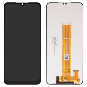Pantalla LCD puede usarse con Samsung A125F Galaxy A12, A127 Galaxy A12 Nacho, A326 Galaxy A32 5G, M127 Galaxy M12, M326 Galaxy M32 5G, negro, sin marco, High Copy