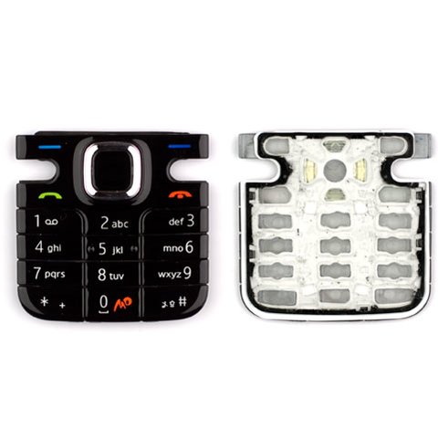 Клавіатура для Nokia 6122, чорна, англійська
