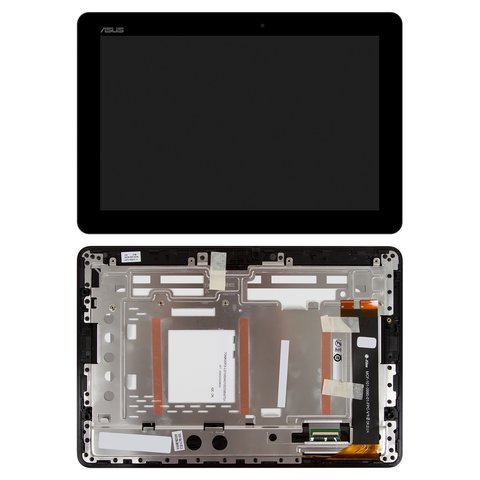 Дисплей для Asus MeMO Pad 10 ME102A, чорний, з рамкою, #B101EAN01.1 MCF 101 0990 01 FPC V3.0