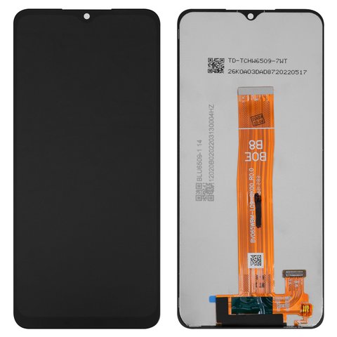 Дисплей для Samsung A127 Galaxy A12 Nacho, черный, Best copy, без рамки, Сopy, #BV065WBM L09 DK00_R0.0 HL6127JX L06 DB00_R0.0