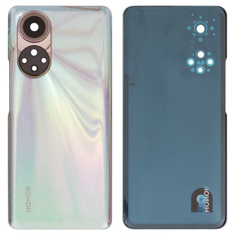 Задня панель корпуса для Huawei Honor 50; Samsung, сіра, із склом камери, frost crysta