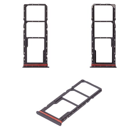 Держатель SIM карты для Xiaomi Redmi A5 4G, черный, midnight black