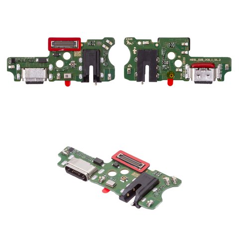 Шлейф для Infinix Note 12 2023  X676C , Note 12 Pro X676 , коннектора зарядки, с компонентами, Original PRC , плата зарядки