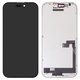 Дисплей JCID для iPhone 16 Pro, черный, с рамкой, HC, без ошибки, (OLED) soft, Diagnosable, 120Hz