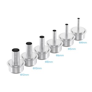 Насадка термофена Mechanic 861 Original, прямая, 6in1, 4mm 5mm 6mm 8mm 10mm 12mm