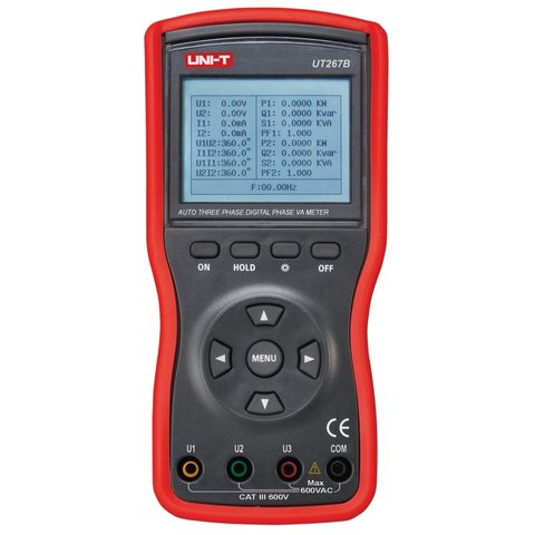 Цифрові 3 фазні струмовимірювальні кліщі UNI T UT267B