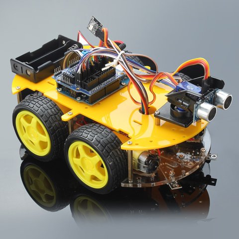Электронный конструктор Haitronic Робомобиль с Bluetooth управлением